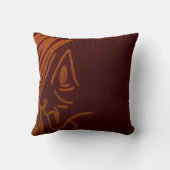 Cave Painting Throw Pillow クッション (裏面)