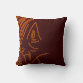 Cave Painting Throw Pillow クッション