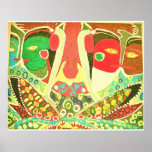 Cave Style - Tribal Love Painting ポスター<br><div class="desc">Cave Style - Tribal Love Painting Paper Type: Value Poster Paper (Matte) Your walls are a reflection of you. Give them personality with your favorite quotes, art or designs on posters printed by Zazzle! Choose from up to 5 unique paper types and several sizes to create art that’s a perfect...</div>