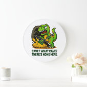 Cave? What Cave? ラージ壁時計 (ホーム)