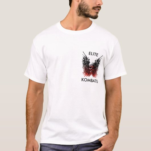 caveira logo, KOMBATO, ELITE Tシャツ (正面)
