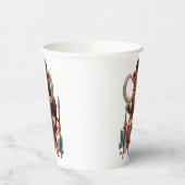 Caveman Dad and Son Mammoth Hunt 紙コップ (左)