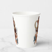 Caveman Dad and Son Mammoth Hunt 紙コップ (右)