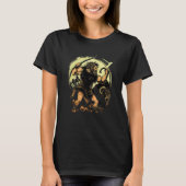 Caveman Hunting Beasts Tシャツ (正面)