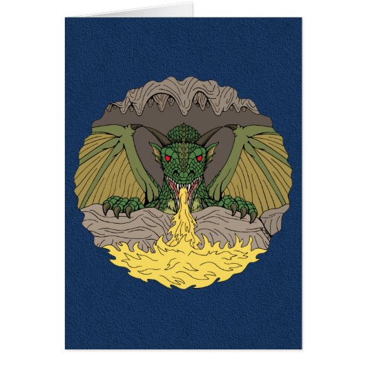 Cavern Dragon 2016グリーティングカード (正面)