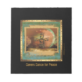 Cavers Dance for Peace小さなメモ帳 ノートパッド