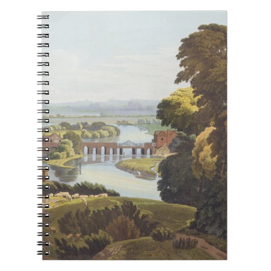 Caversham橋、ロバートが刻む読書の近くで ノートブック (正面)
