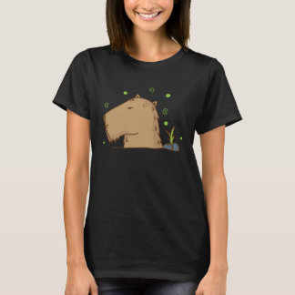 Caviidae Guinea Pig in Hibernation Tシャツ