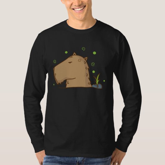 Caviidae Guinea Pig in Hibernation Tシャツ (正面)