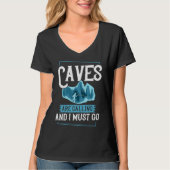 Caving Cave Exploring Caver Spelunking Explorer 3 Tシャツ (正面)