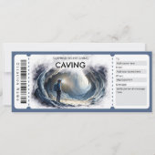 Caving Gift Certificate 招待状 (正面)