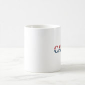 CAVLEN Gradient Logo Mug - Modern Red and Blue Des コーヒーマグカップ (中央)