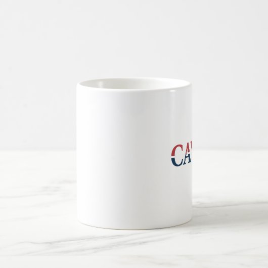 CAVLEN Gradient Logo Mug - Modern Red and Blue Des コーヒーマグカップ (中央)