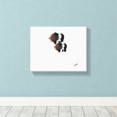 Cavvas Art ：ブリザードでキャッチ キャンバスプリント (インサイチュ (ウッドフロア))