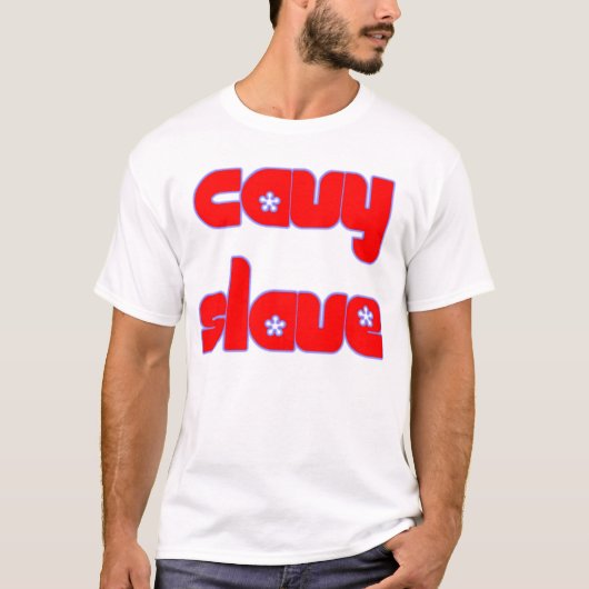 Cavyの奴隷のTシャツ Tシャツ (正面)