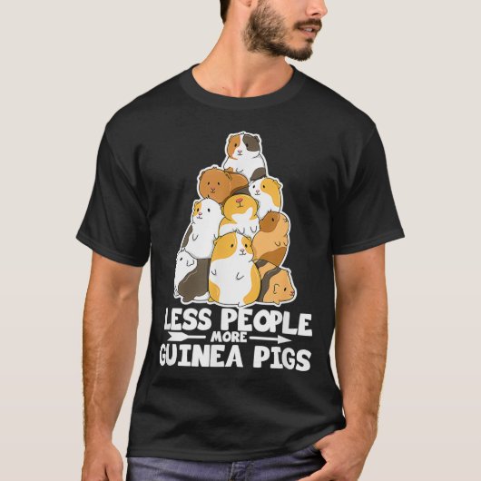 Cavy Design for a Guinea Pig Lover Tシャツ (正面)