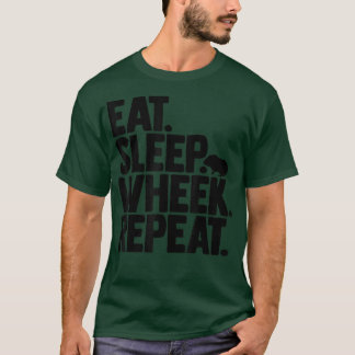 Cavy Lovers Guinea Pig Owners Eat, Sleep, Wheek, R Tシャツ