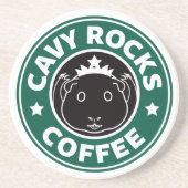 Cavy Rocks Coffee Coasters コースター (正面)