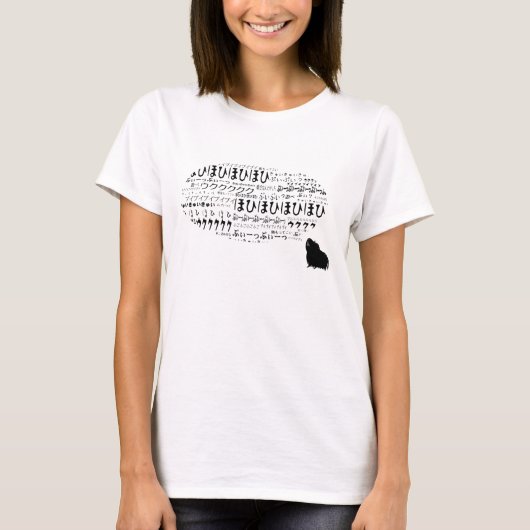 Cavyart Piggytalks Ｔｅｅ　（Longhaired） Tシャツ (正面)