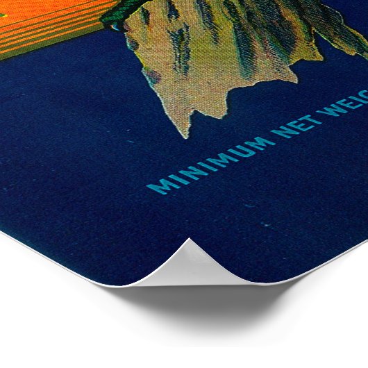 Caw Apple Crate LabelMedford、または ポスター (角)