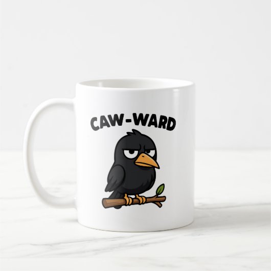 CAW-WARD! T-Shirt コーヒーマグカップ (左)