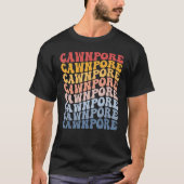 Cawnpore City Groovy Retro Tシャツ (正面)
