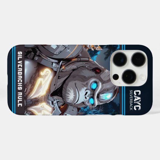 CAYC Silverbacks Rule Case-Mate iPhoneケース (裏面 (横))