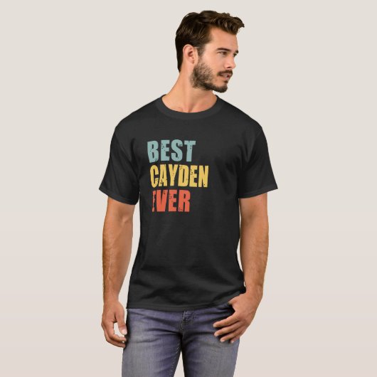 Cayden Best Ever Cayden Tシャツ (正面フル)