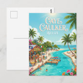 Caye Caulker Village Belize ポストカード (正面/裏面)