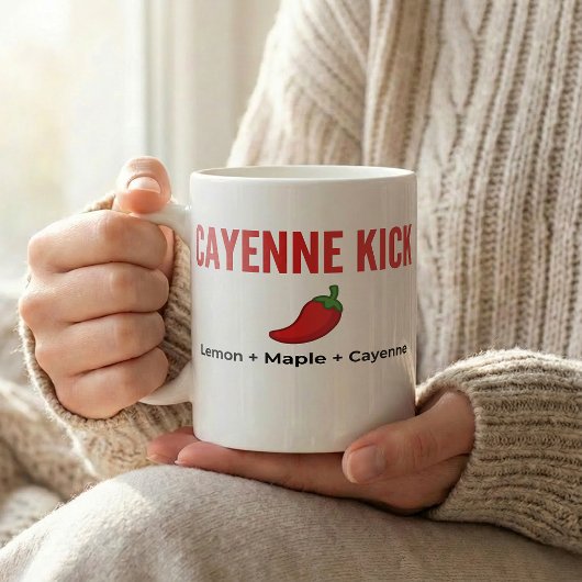 Cayenne Kick Lemon Maple Recipe コーヒーマグカップ