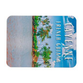 Cayenne, la porte d'entrée de la Guyane française マグネット (横)