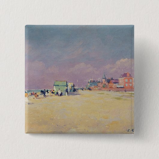 Cayeux-sur-Mer 缶バッジ (正面)