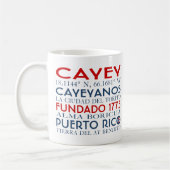 Cayey、プエルトリコ コーヒーマグカップ (左)