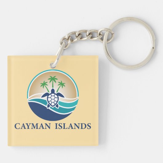 Cayman Islands Caribbean キーホルダー (裏面)
