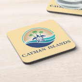 Cayman Islands Caribbean コースター (左側)