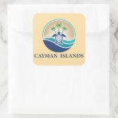 Cayman Islands Caribbean スクエアシール (バッグ)