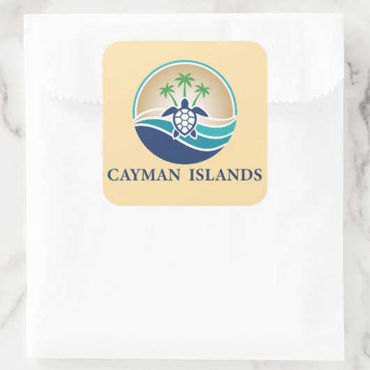 Cayman Islands Caribbean スクエアシール (バッグ)