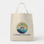 Cayman Islands Caribbean トートバッグ (裏面)
