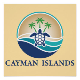 Cayman Islands Caribbean ポスター