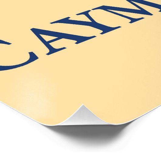 Cayman Islands Caribbean ポスター (コーナー)