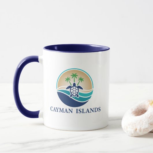 Cayman Islands Caribbean マグカップ (ドーナツ)