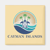 Cayman Islands Caribbean マグネット (正面)