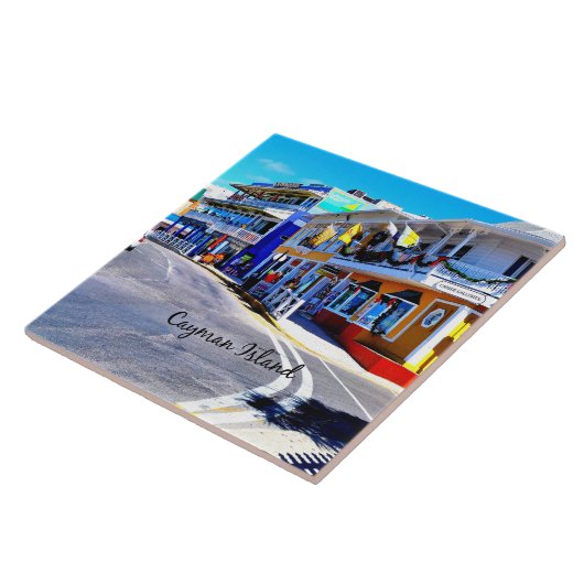 Cayman Islands Colorful Shops タイル (側面)