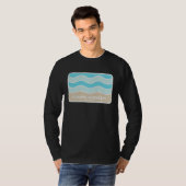 Cayo Costa Florida Retro FL Waves Beach Souvenir Tシャツ (正面フル)