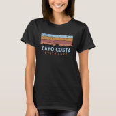 Cayo Costa State Park Florida Retro Cool Tシャツ (正面)