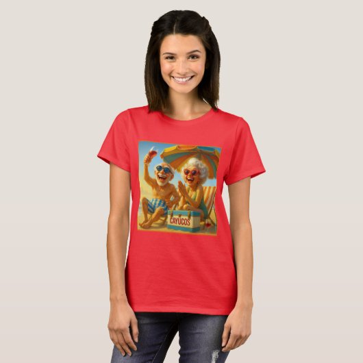 "CAYUCOS FOREVER クール TEE"。 Tシャツ (正面フル)