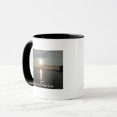 Cayuga湖の日没 マグカップ (正面左)