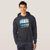 CAYUGA湖、ITHACA、ニューヨークのフード付 パーカ (正面フル)