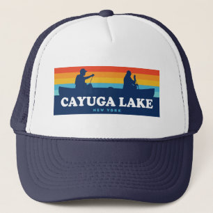 Cayuga Lake New York Canoe キャップ