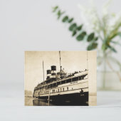 Cayuga Passenger Steamer – カナダの汽船ライン ポストカード (スタンド正面)